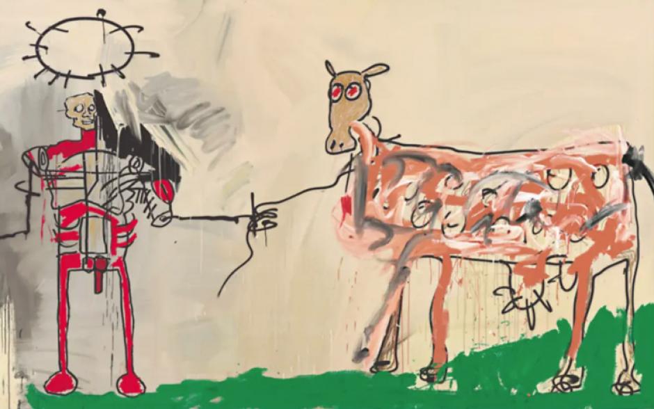 'Un campo por otro camino' (1981), por Jean Michel Basquiat