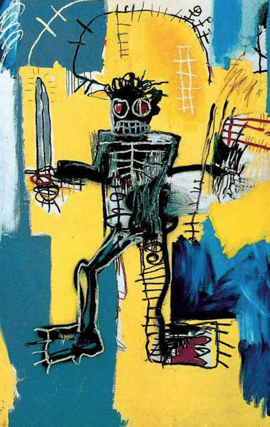 'The Warrior' (1982), por Jean Michel Basquiat