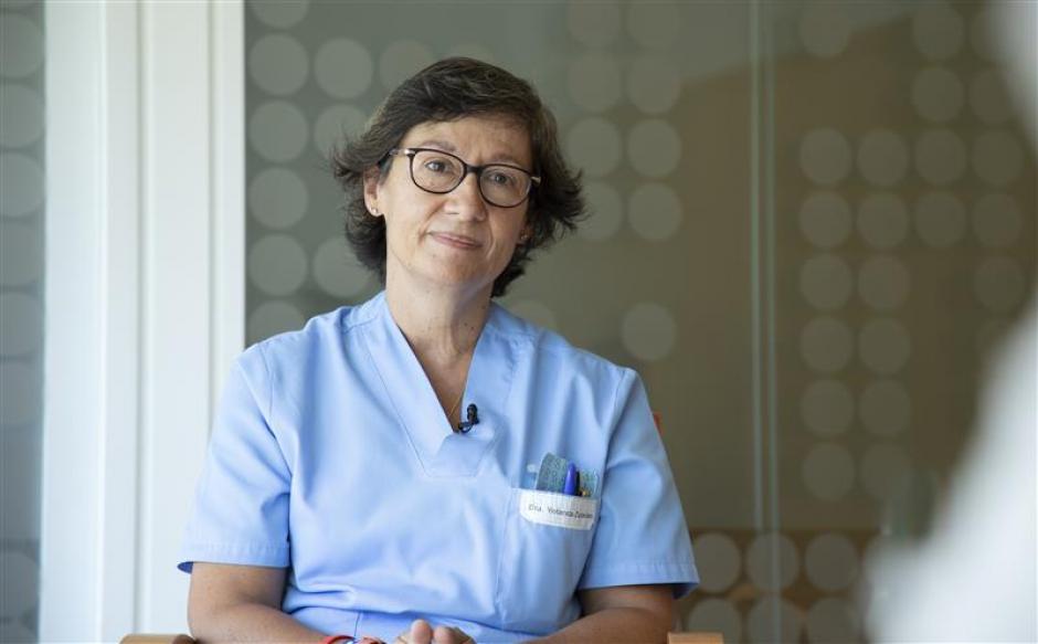 Dra. Yolanda Zuriarriain, médico del Hospital Laguna y especialista en cuidados paliativos