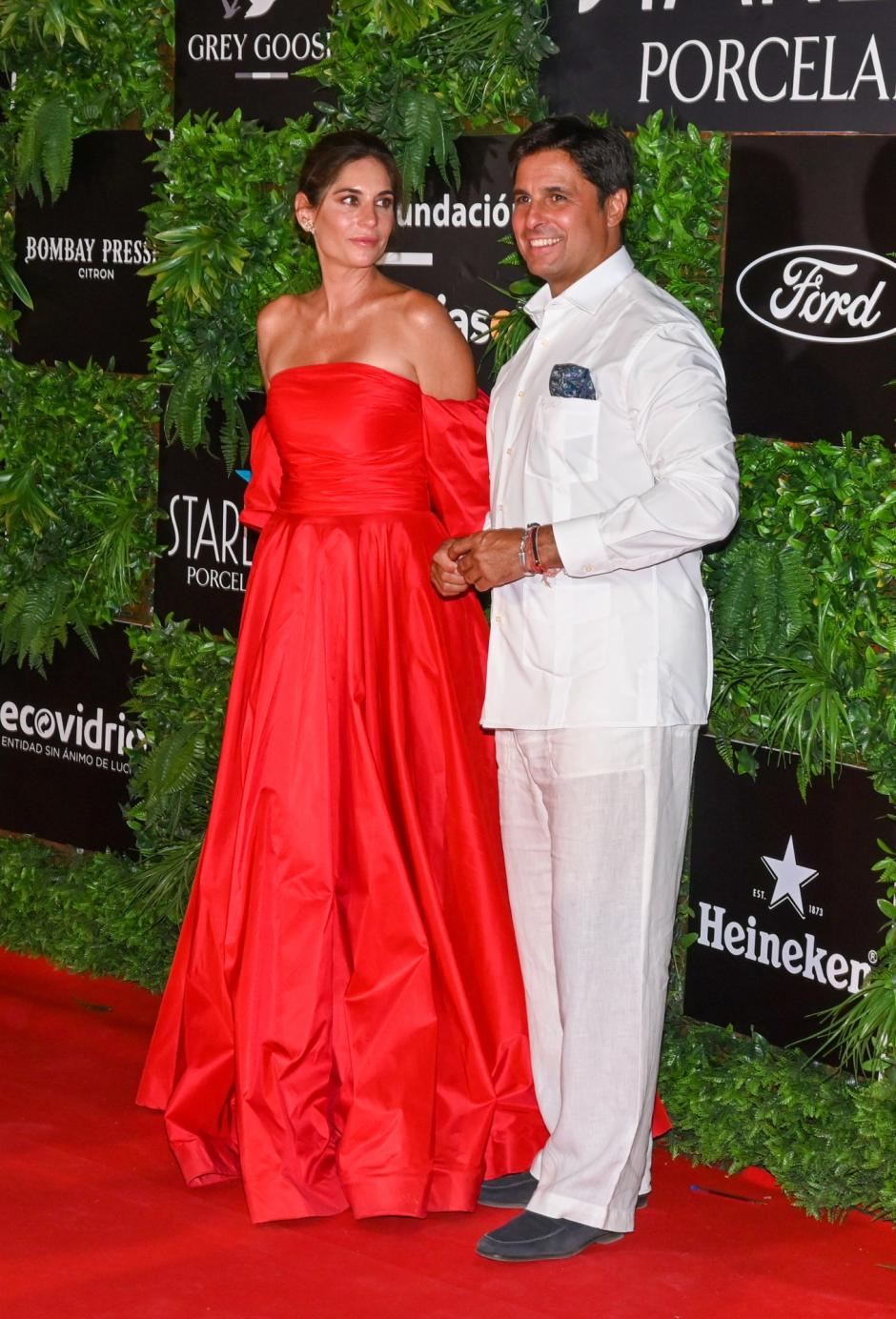 Lourdes Montes and Francisco Rivera at photocall Starlite Festival oF Marbella on Sunday 14 August 2022