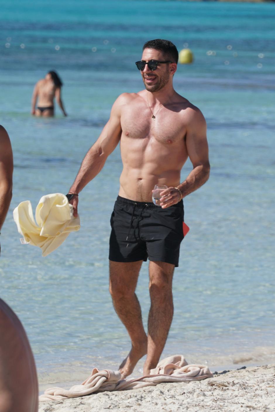 Actor Miguel Angel Silvestre on holidays in Formentera, 15 July 2021