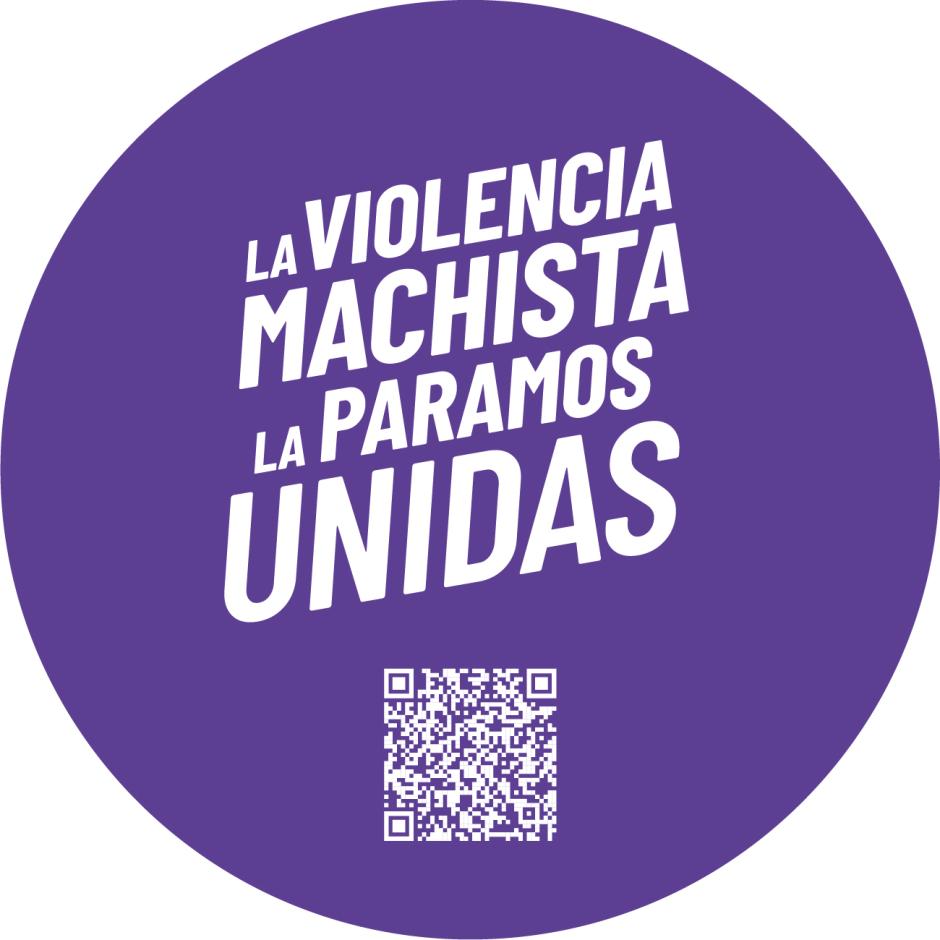 Pegatina del punto violeta