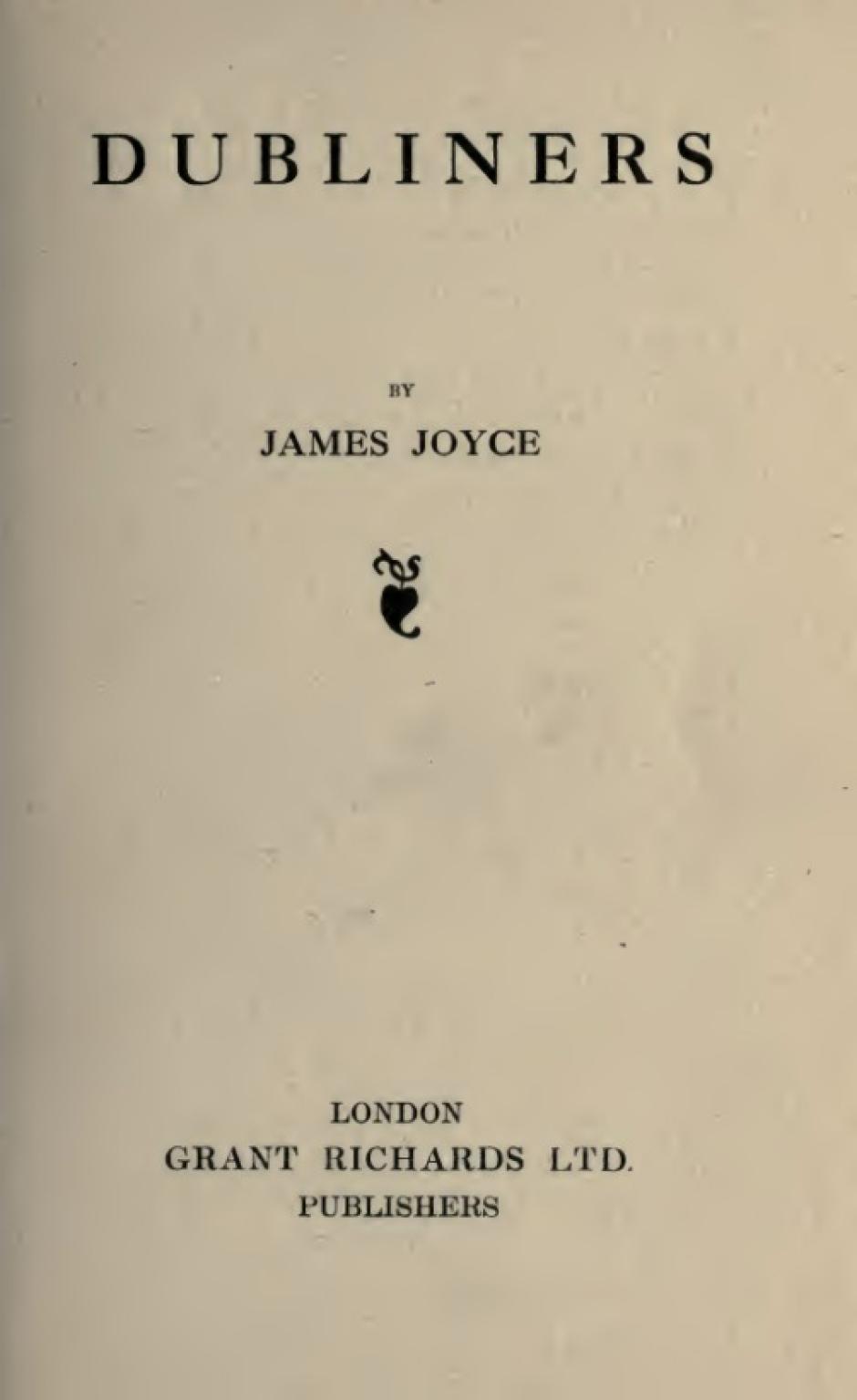 Dublineses, de James Joyce