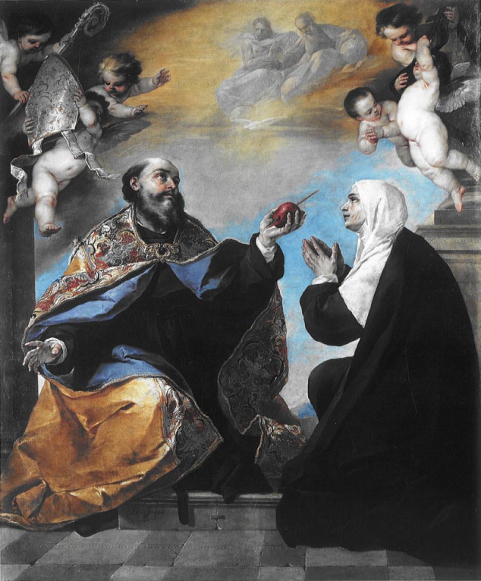 San Agustín de Hipona y su madre Santa Mónica