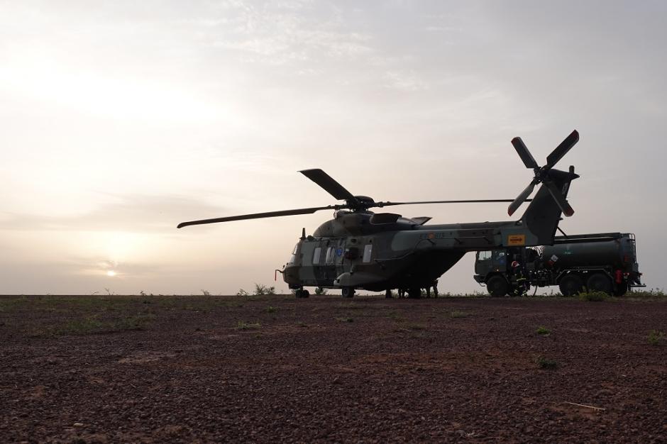 Además de casi 600 soldados, España cuenta en Mali con un importante contingente de helicópteros
