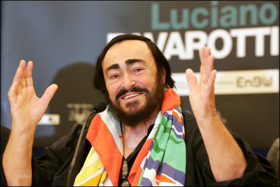 Pavarotti en 2005