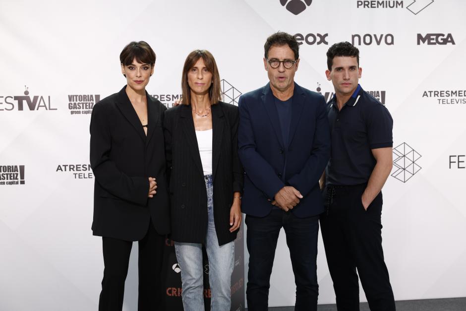 at photocall for serie "Cristo Rey " during the 14 edition of FesTVal 2022, Vitoria Television Festival 2022 in Vitoria, on 07 September 2022.