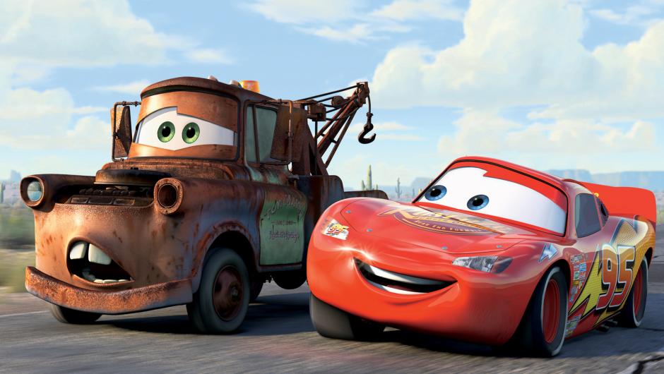 Fotograma de la película "Cars"