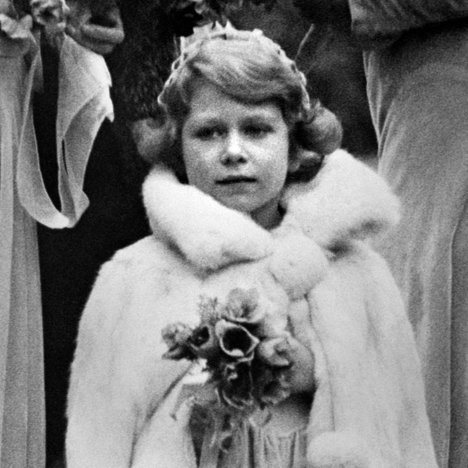File photo dated 24/10/1931 of Princess Elizabeth arriving for the wedding of Lady May Cambridge and Captain Henry Abel Smith