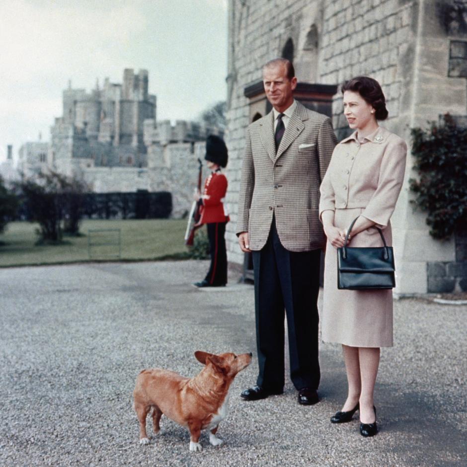 File photo dated 02/06/1959 of Queen Elizabeth II and Duke of Edinburgh in Windsor