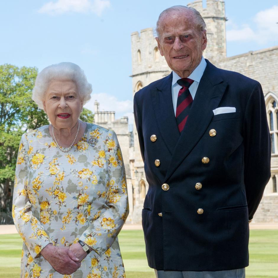File photo dated 1/6/2020 of Queen Elizabeth II and the Duke of Edinburgh pictured in the quadrangle of Windsor Castle ahead of his 99th birthday. The Duke of Edinburgh will be remembered as a "man of rare ability and distinction" at a poignant memorial service at Westminster Abbey, London, featuring elements he planned for his own funeral which were forbidden due to Covid-19 restrictions. Issue date: Tuesday March 29, 2022.