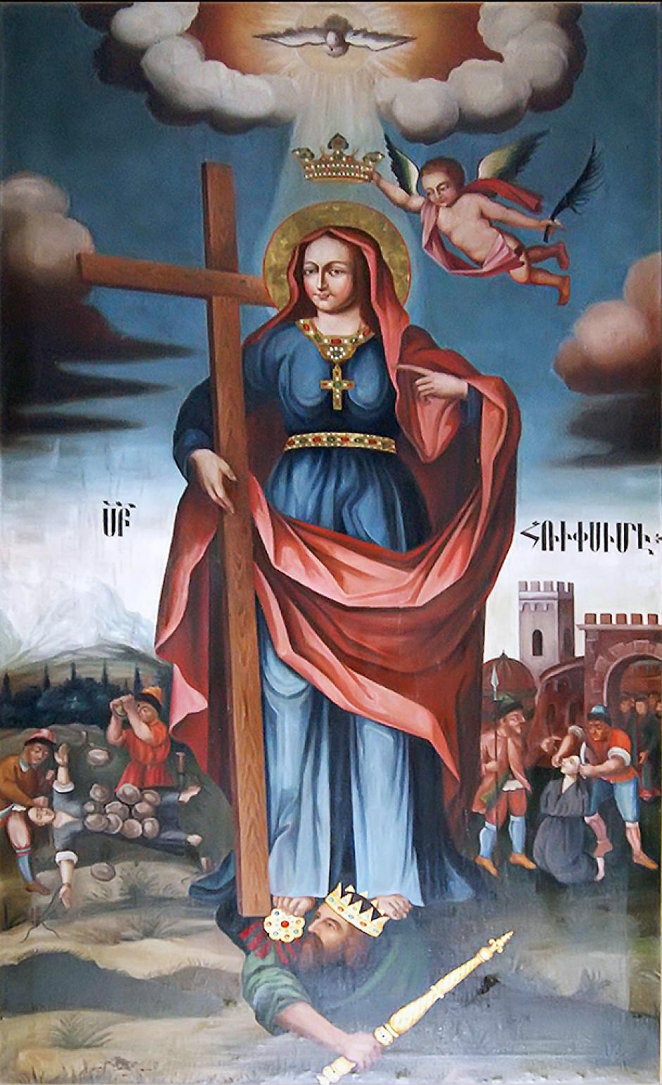 Santa Hirpsime, una de las primeras mártires de la iglesia apostólica armenia.