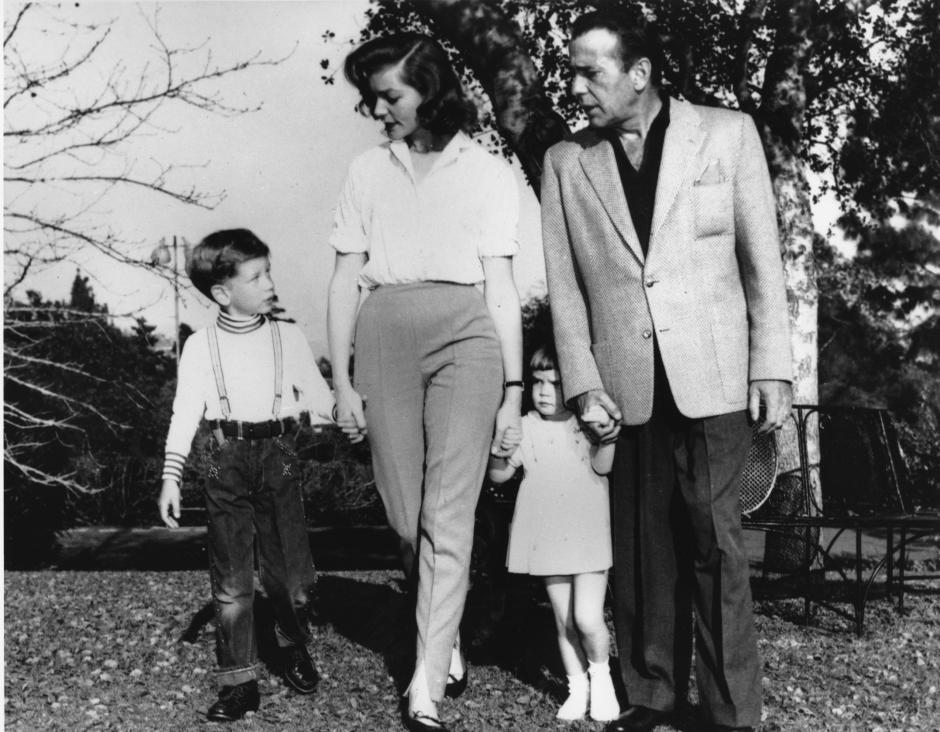 La pareja junto a sus hijos, Spetehen y Leslie