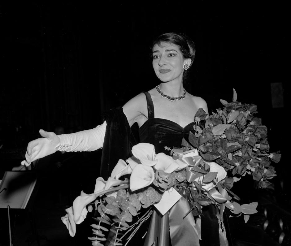 María Callas en la casa ópera de Chicago