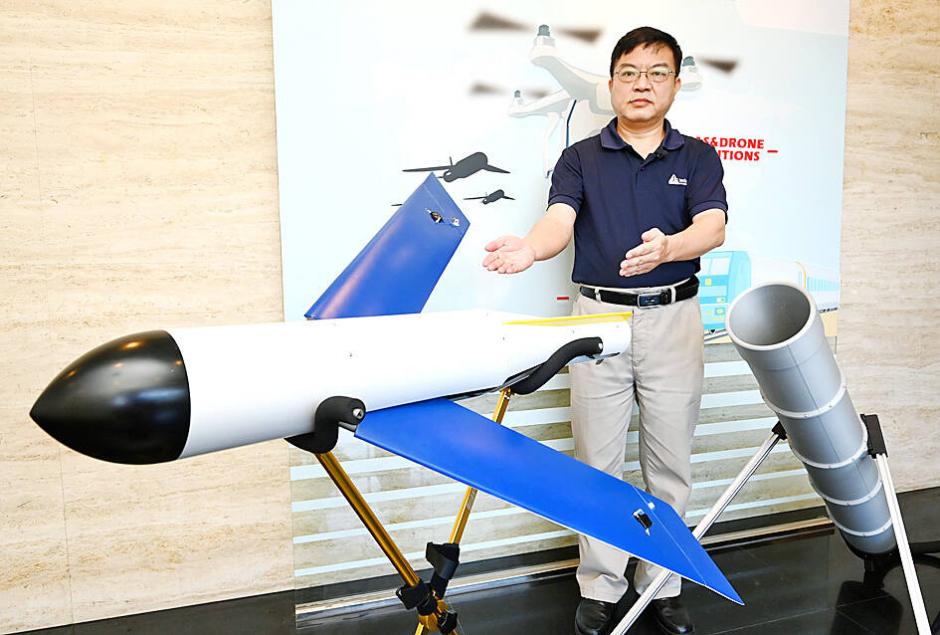 El dron Flyingfish apodado el "Switchblade taiwanés"