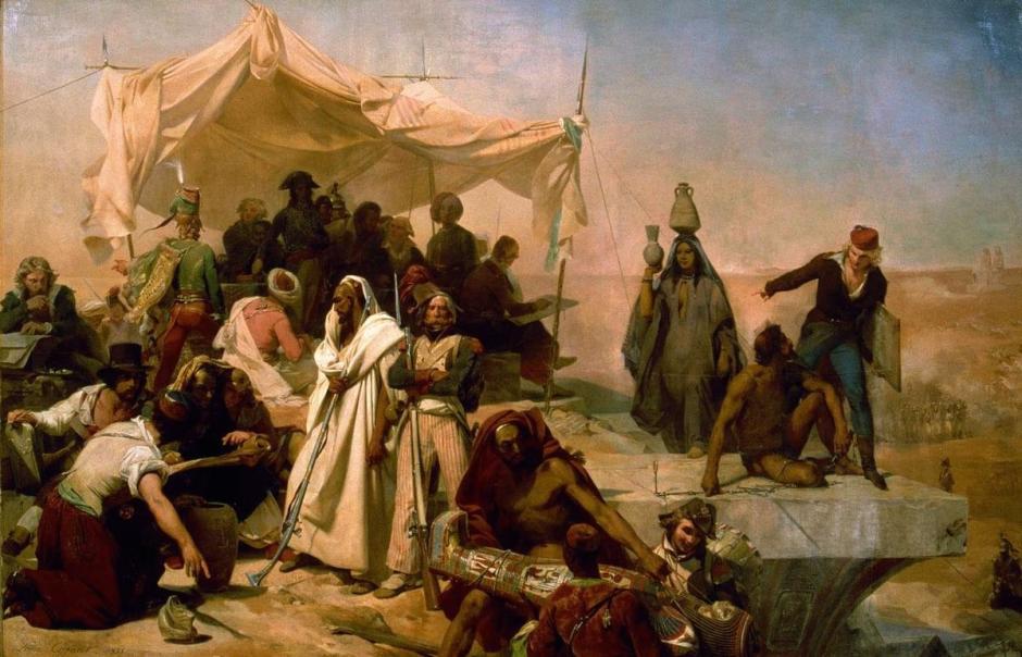 El cuadro ' L'Expedition D Egypte Sous Les Ordres De Bonaparte', de Léon Cogniet