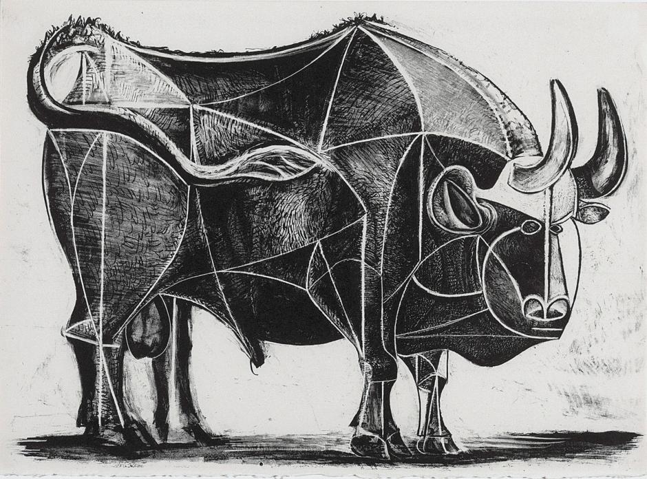 'Toro' de Pablo Picasso pintado en 1945