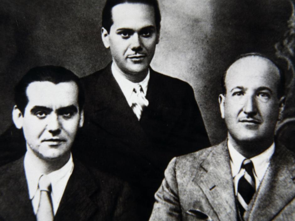 García Lorca, Cernuda y Aleixandre en 1931