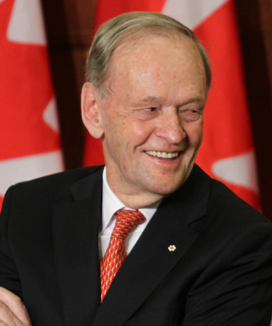 Jean Chrétien (Shawinigan, Quebec, 11 de enero de 1934), fue el 20º primer ministro de Canadá entre 1993 y 2003