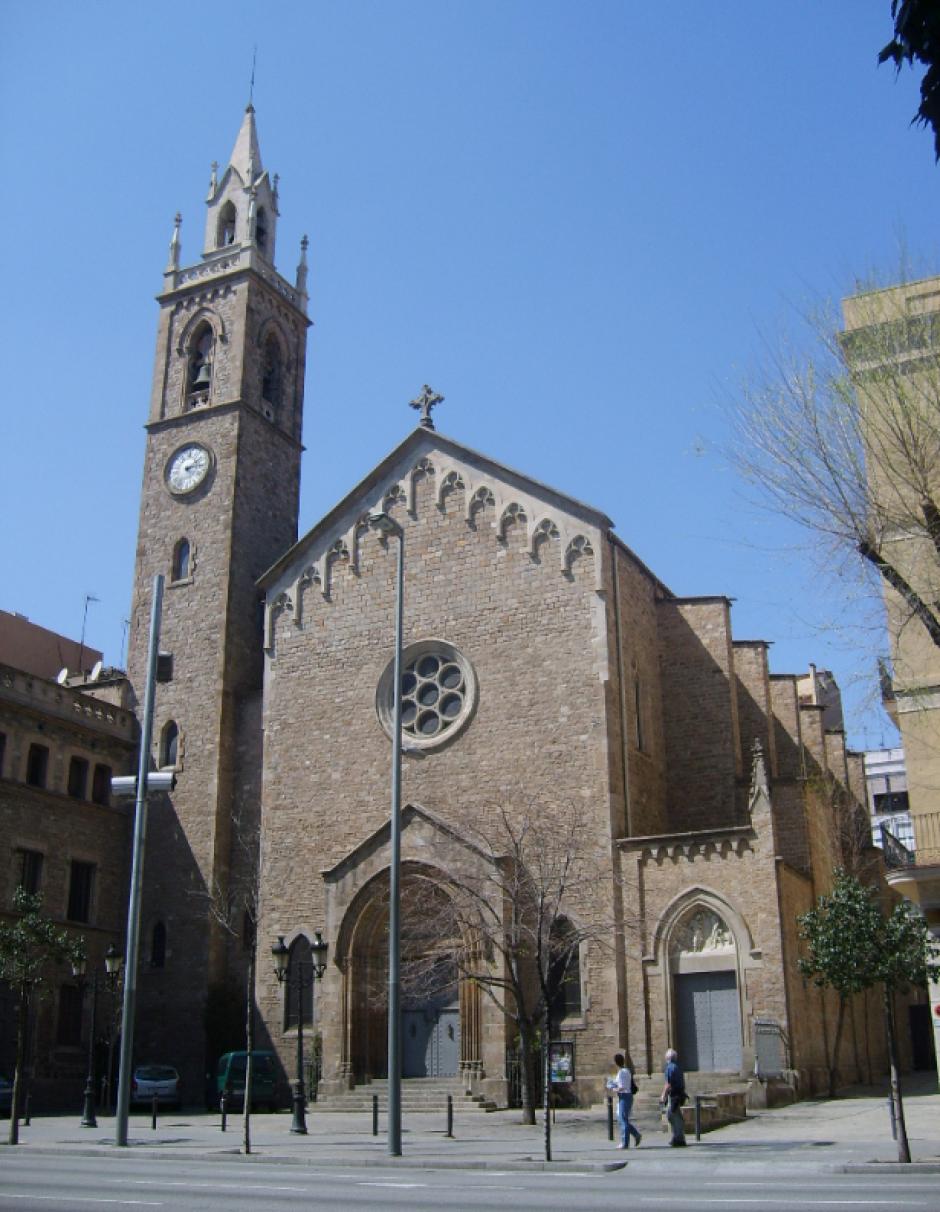 Iglesia de la Concepción en el barrio del Ensanche de Barcelona