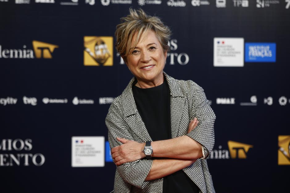 Journalist Ines Ballester at the TV Academy Talent Awards 2022 photocall in Madrid on Tuesday, April 19, 2022.
