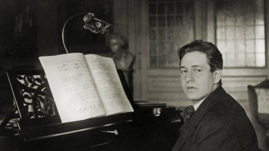 El compositor astrohúngaro Erich Wolfgang Korngold