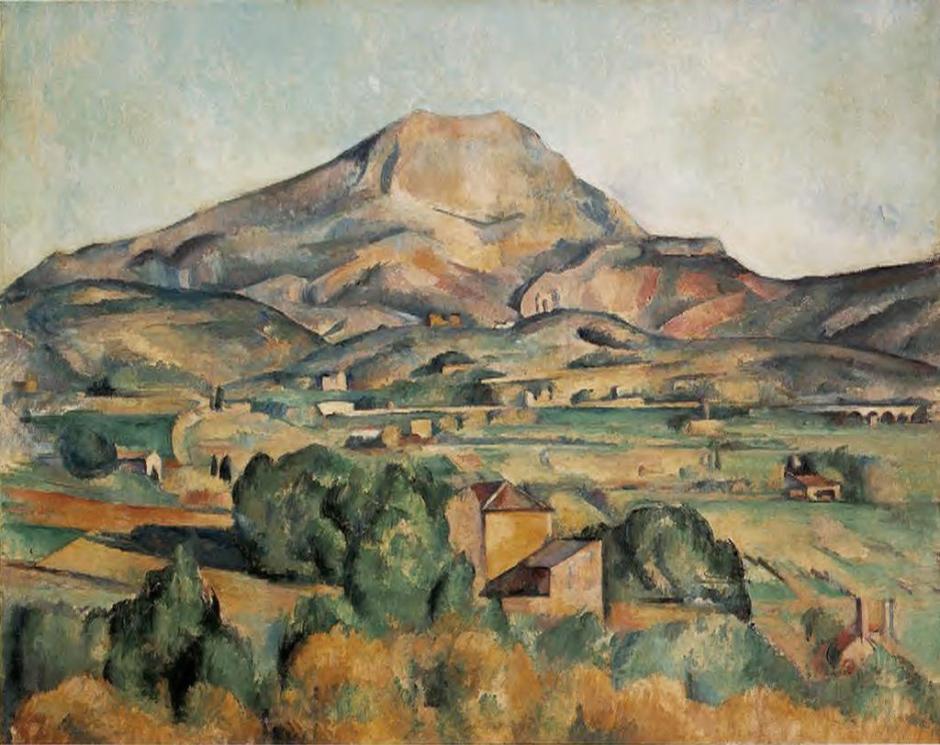 'La montaña Sainte-Victoire vista desde Bellevue', de Paul Cezanne