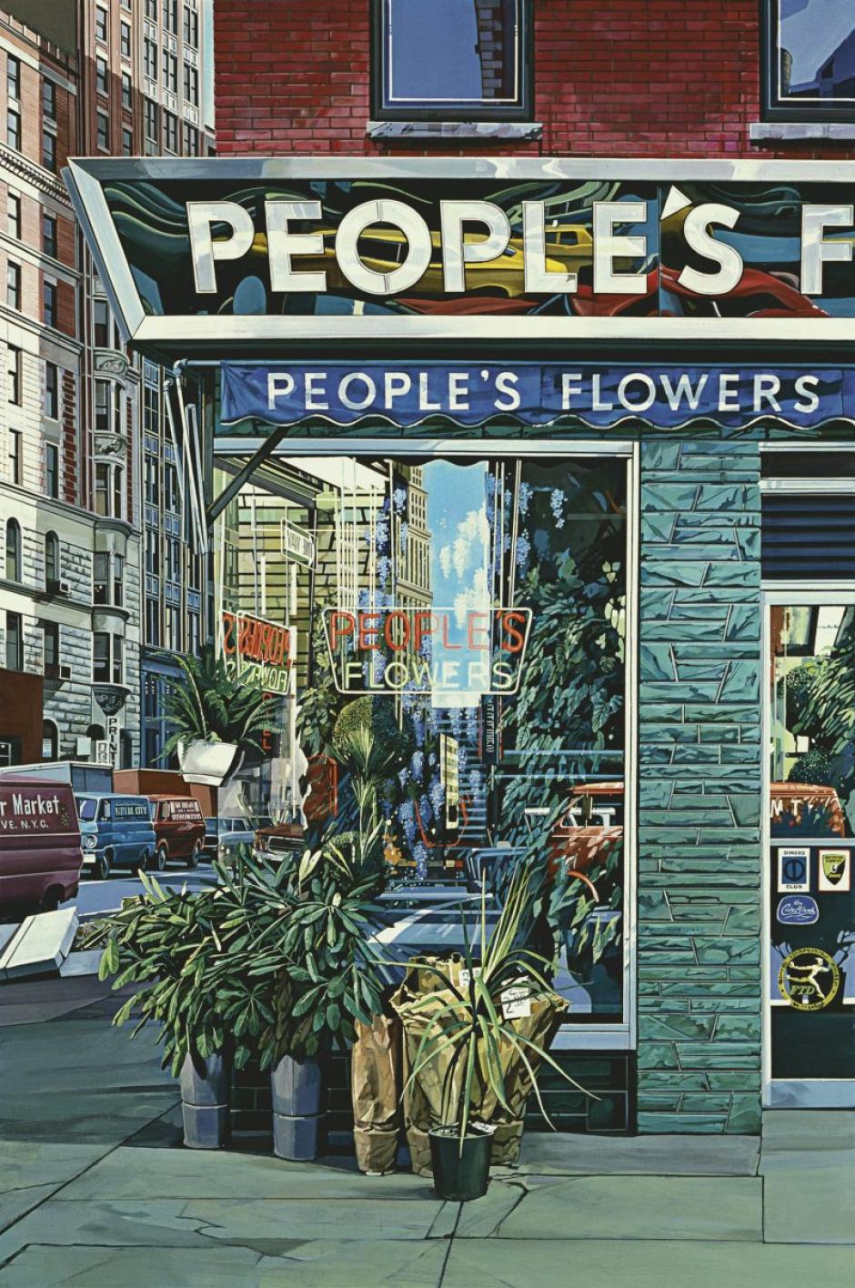 'People's Flowers', obra de Richard Estes