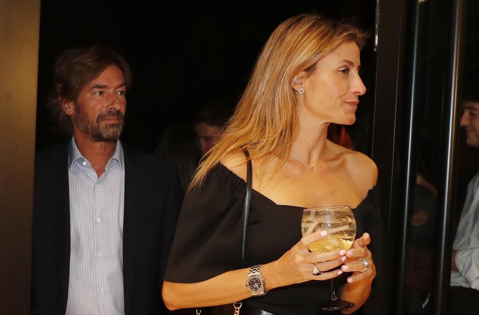 Judge Santiago Pedraz and female friend attending "Cosentino" brand event in Madrid 05 October 2022