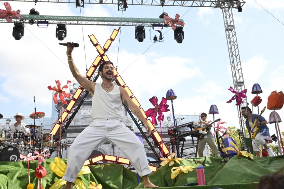 Camilo en el concierto de la festividad de la Hispanidad