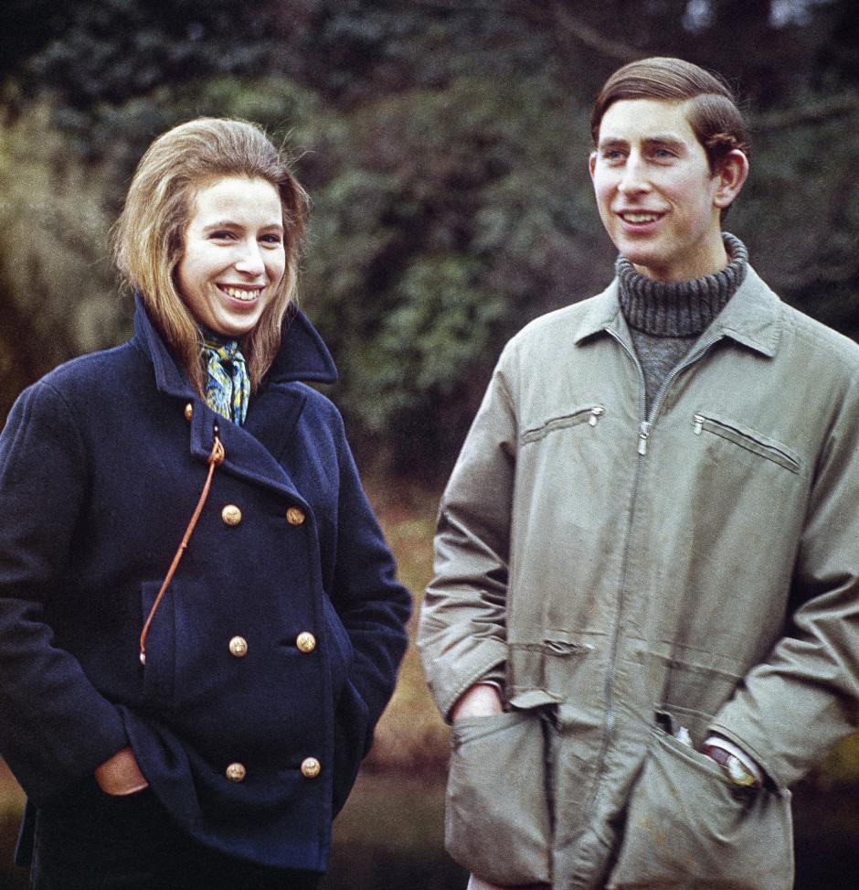 Carlos III y la Princesa Ana en su juventud