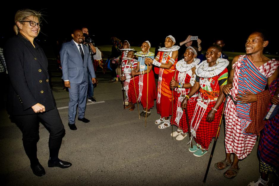 Queen Maxima visiting the United Republic of Tanzania