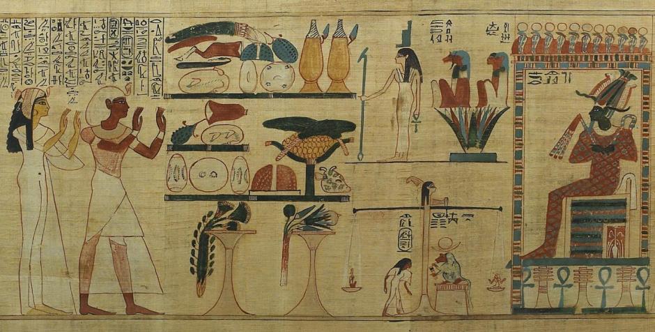 Detalle del 'Libro de los Muertos' de la reina Nedjmet, presente en la exposición del Museo Británico