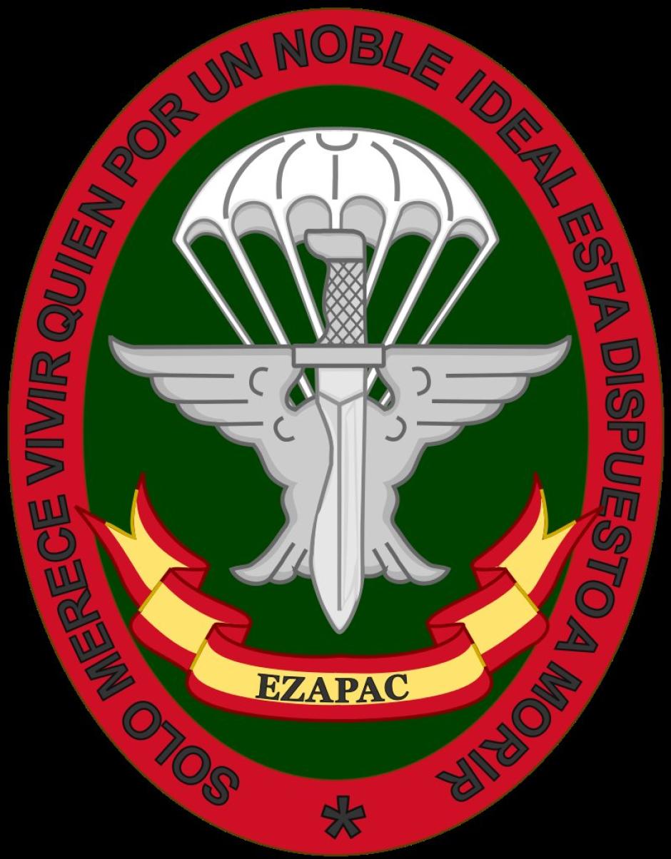 El emblema de los Zapadores paracaidistas