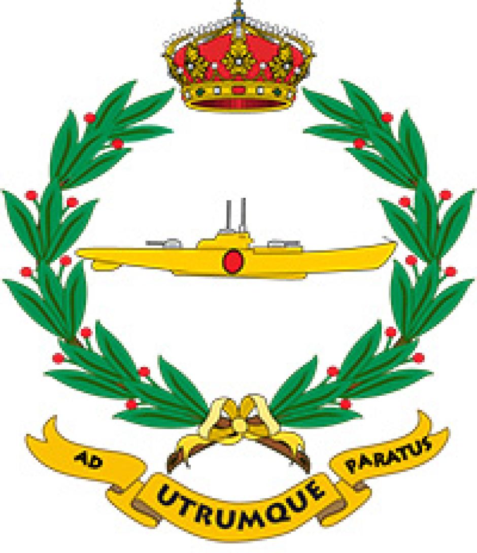El escudo del Arma Submarina Española