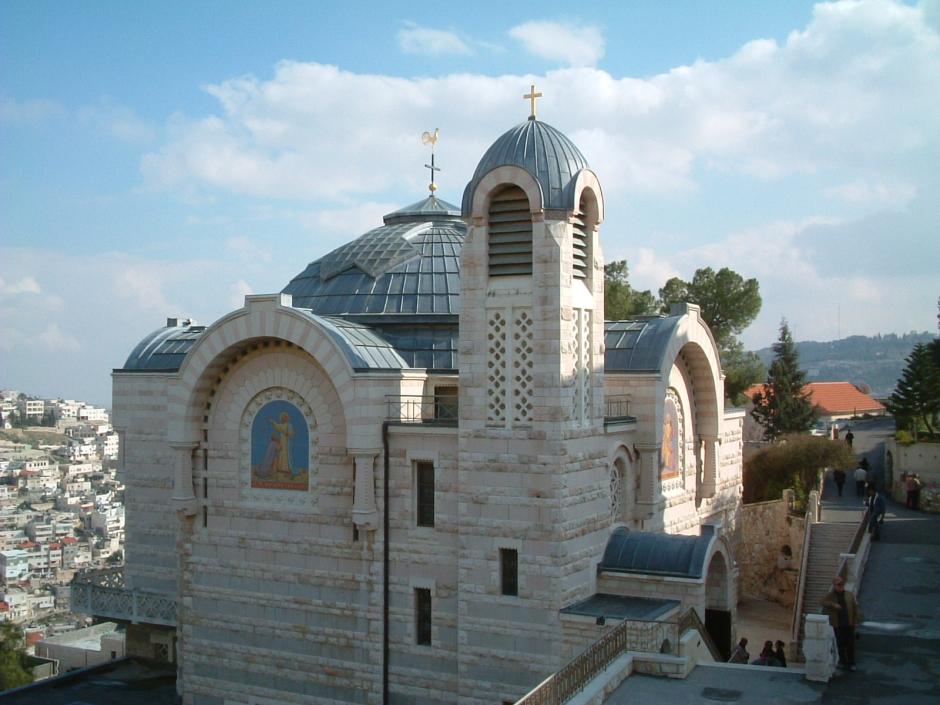 San Pedro In Gallicantu en la parte sur de la ciudad de Jerusalén
