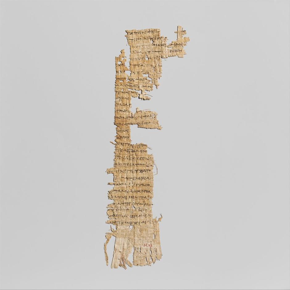 Papiro original de la 'Odisea' de Homero
