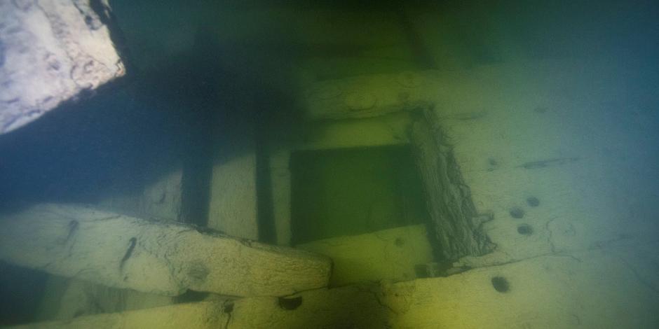 Restos del buque Äpplet, gemelo del emblemático barco hundido Vasa