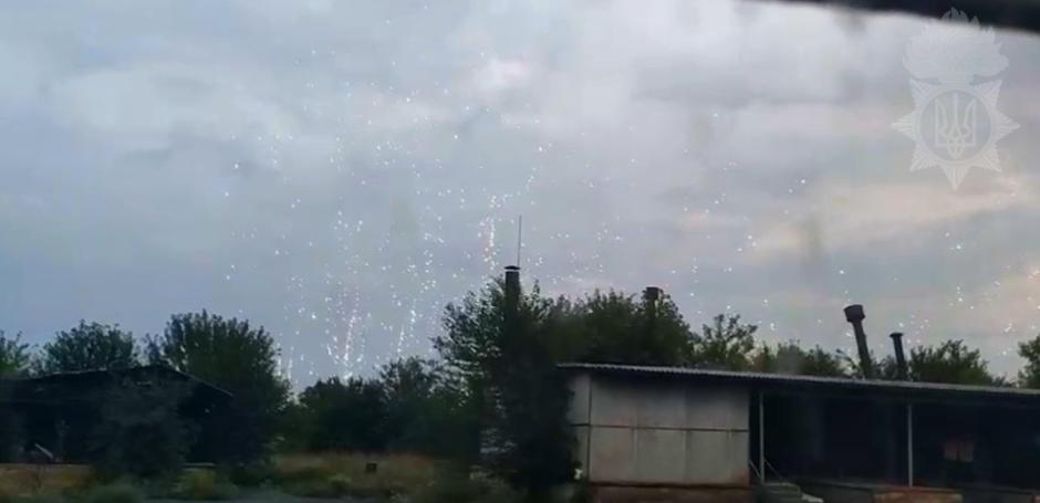 Caída de fósforo blanco sobre Velika Novosilka, en la región de Donetsk