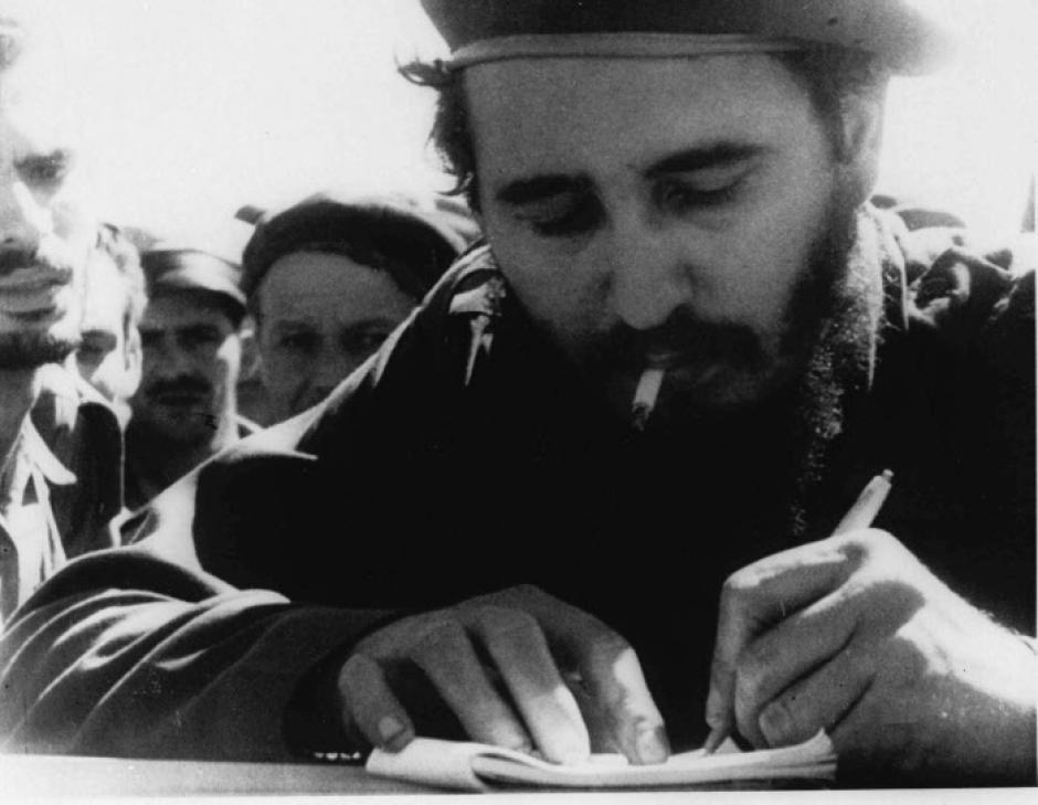 Fidel Castro fotografiado en la Bahía de Cochinos
