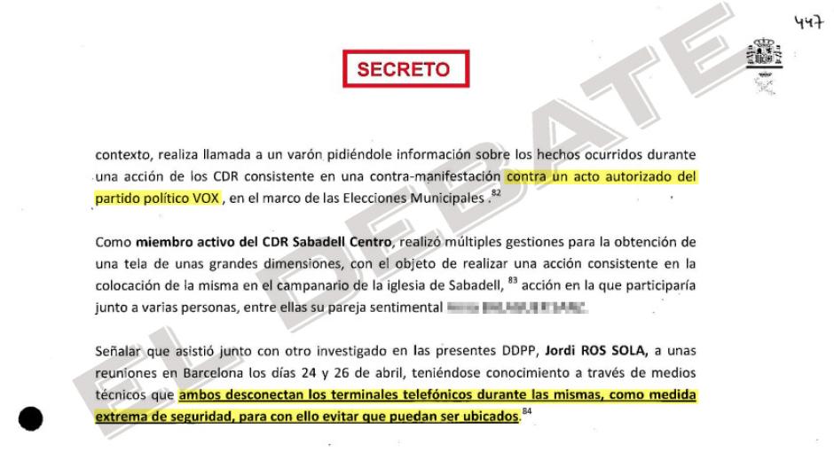 El informe de la Guardia Civil sobre el CNI catalán (III)