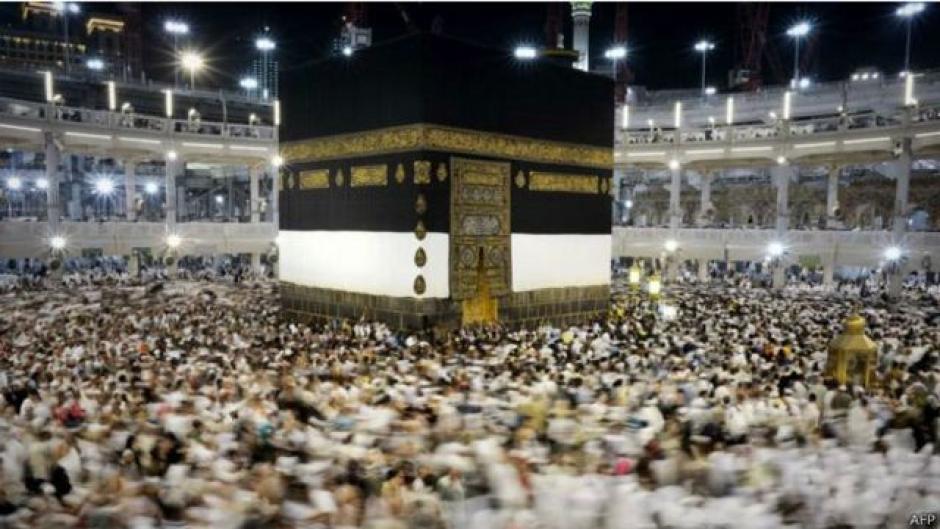 Imagen de la estampida de La Meca en 2015