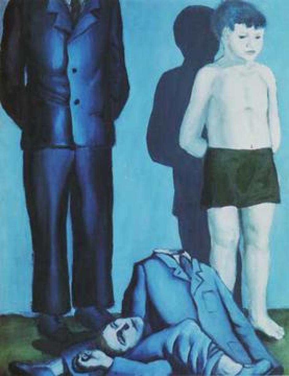 'Ejecución con niño' (1949), de Andrzej Wróblewski