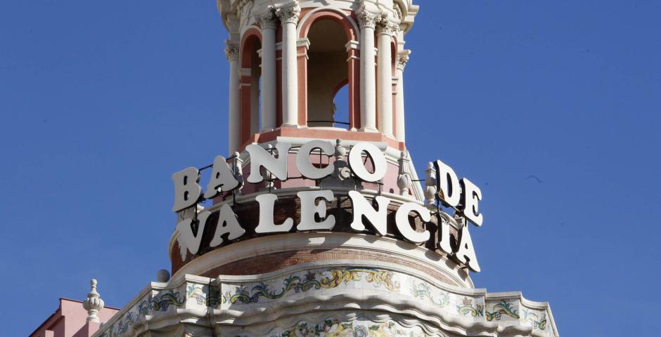 Fachada del Banco de Valencia.