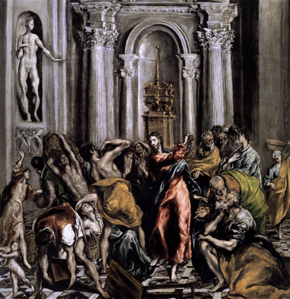 El Greco, La purificación del templo