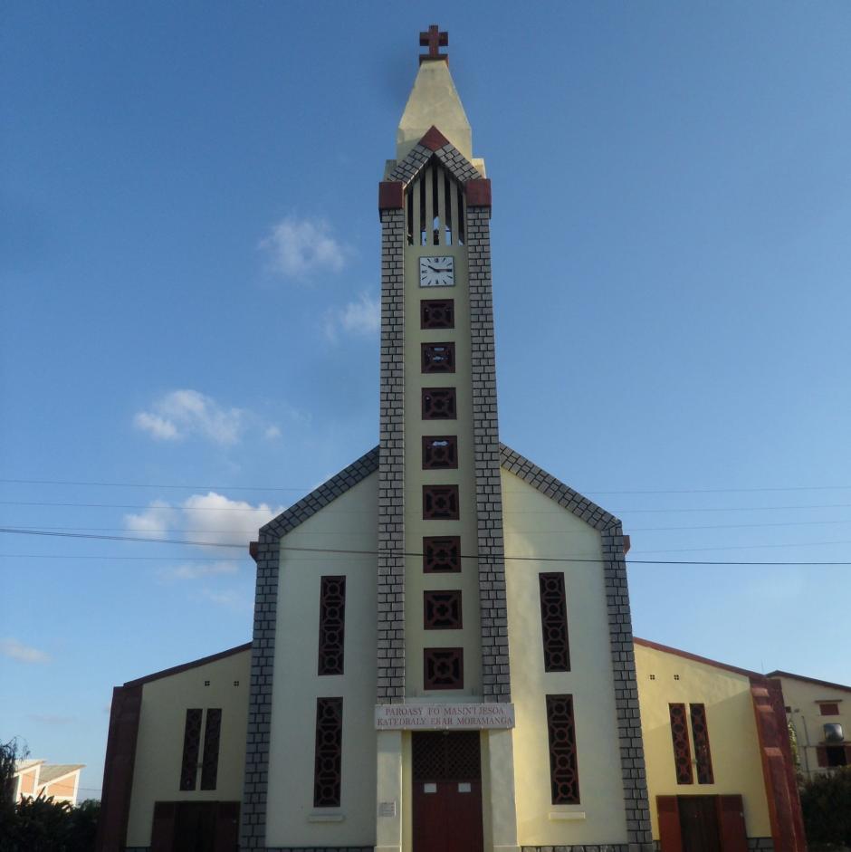La parroquia del Sagrado Corazón de Jesús en Moramanga