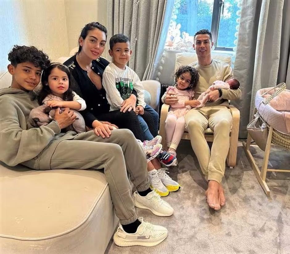 La familia de Cristiano Ronaldo