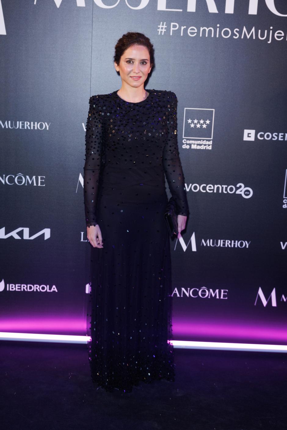 Politician Isabel Diaz Ayuso at photocall for 13 edition of Mujer Hoy awards in Madrid on Wednesday, 23 November 2022.
