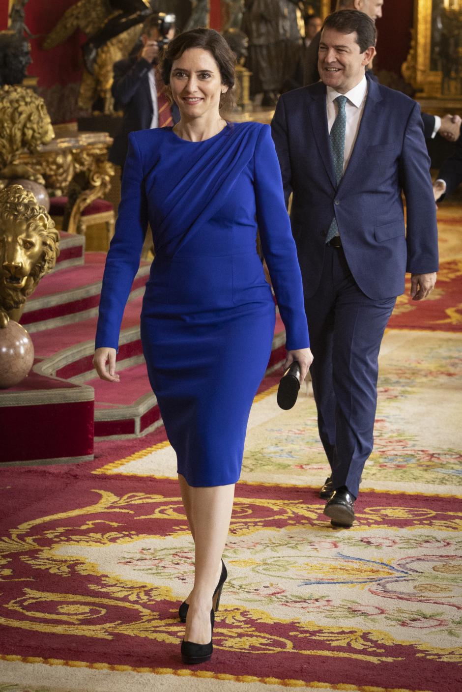 Politician Isabel Diaz Ayuso attending a reception at RoyalPalace during the known as Dia de la Hispanidad, Spain's National Day, in Madrid, on Wednesday 12, October 2022.