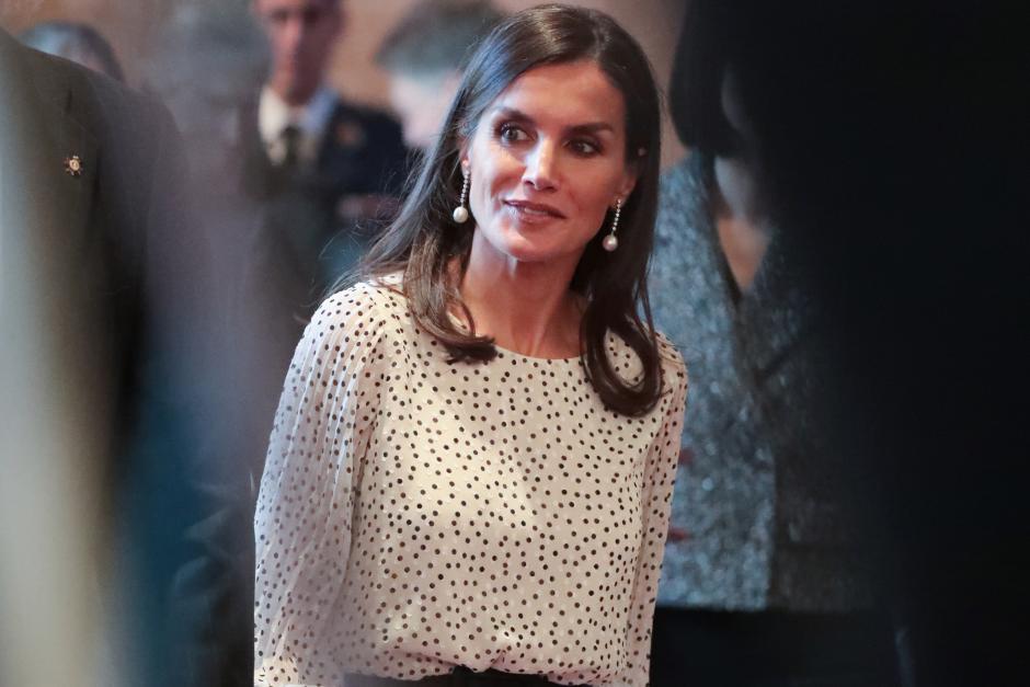 Spanish Queen Letizia attending the 34th Edition of the Rei Jaume I Awards in Valencia on Friday, 25 November 2022.